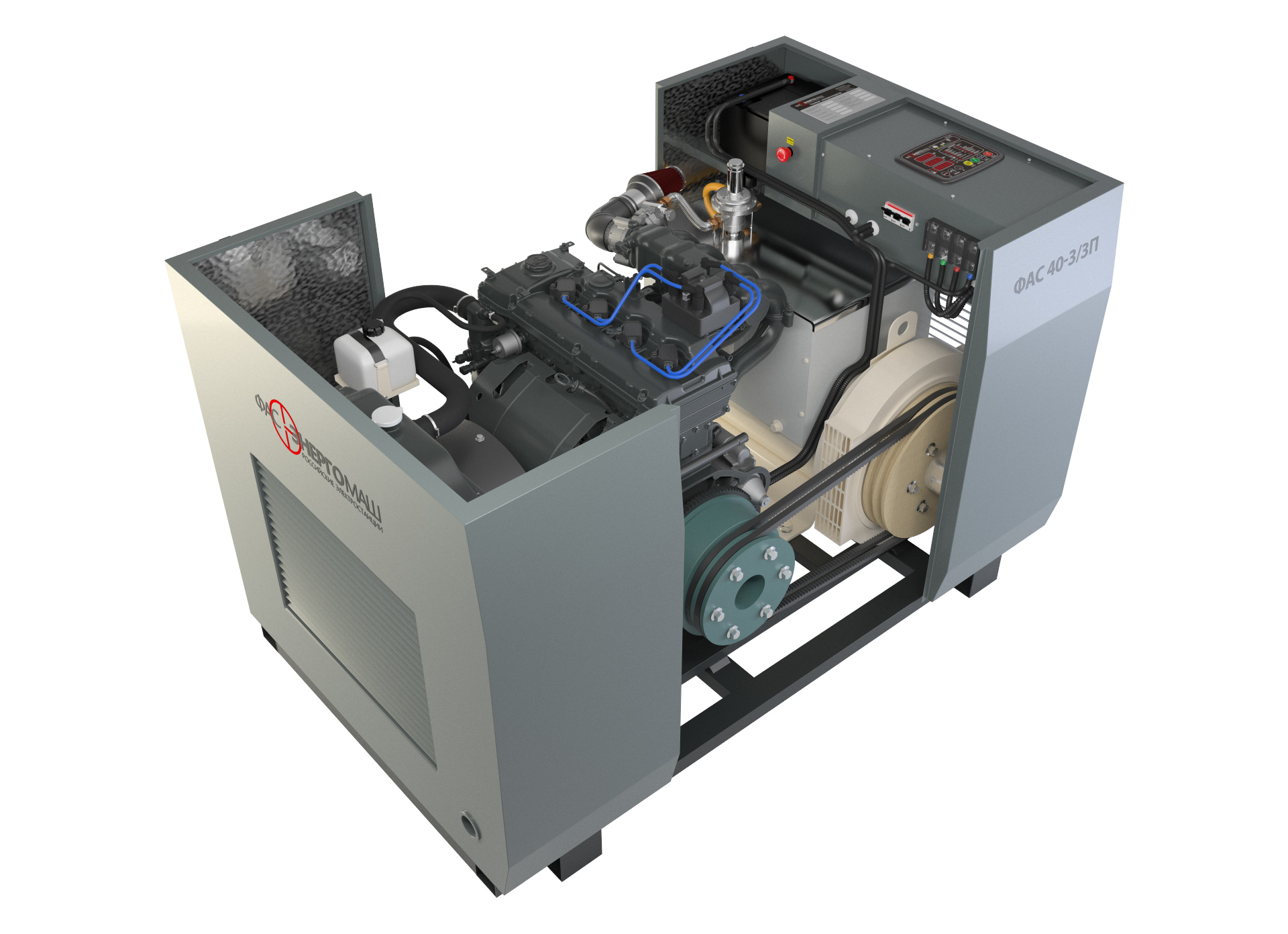 Газовый генератор ФАС-40-3/ЗР (40 кВт)